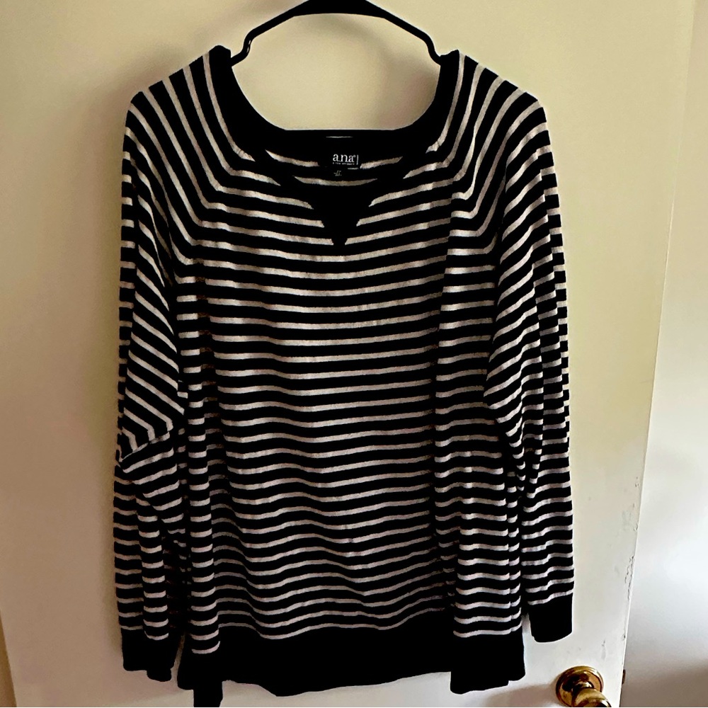 A.n.a striped sweater